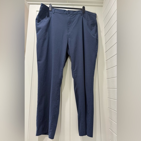 Callaway Men's Big & Tall Blue Golf Pants - Picture 1 of 6